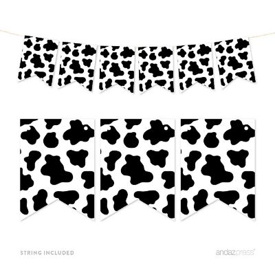 Cow Print Banner - 4 x 5.5 Inch Image 1