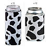 Cow Print Regular & Slim Fit Can Cooler Kit for 24 - 24 Pc. Image 1
