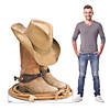 Cowboy Boots Cardboard Stand-Up Image 1