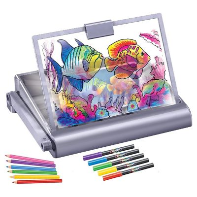 Cra-Z-Art Timeless Creations 2-in-1 Tracing Desk - Light Box Drawing Set, Kids Image 1