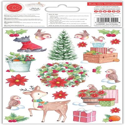 Craft Consortium Rub-Ons-Christmas Market Image 1