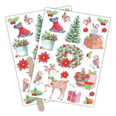 Craft Consortium Rub-Ons-Christmas Market Image 2