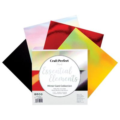 Craft Perfect Mirror Cardstock 6"X6" 24/Pkg-Essential Elements Image 1