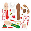 Craft Stick Christmas Ornament Craft Kit - Makes 12 Image 1
