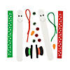 Craft Stick Snowman Ornament Craft Kit - Makes 12 Image 1