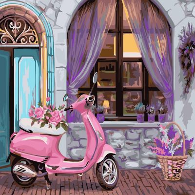 Crafting Spark - Painting by Numbers kit Crafting Spark French Boutique A088 19.69 x 15.75 in Image 1