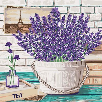 Crafting Spark - Painting by Numbers kit Crafting Spark Lavender Aroma B080 19.69 x 15.75 in Image 1