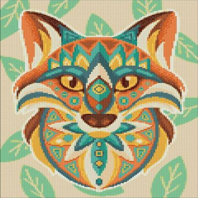 Crafting Spark (Wizardi) - Colorful Fox CS2543 11.8 x 15.7 inches Crafting Spark Diamond Painting Kit Image 1