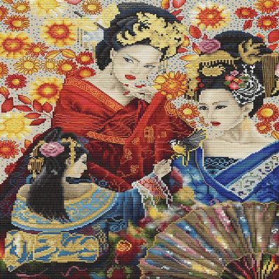 Crafting Spark (Wizardi) - Counted Cross Stitch Kit Geisha Song L8018 Image 1