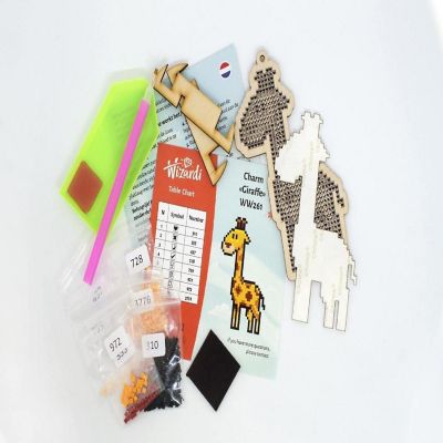 Crafting Spark (Wizardi) - Flamingo CSW285 Diamond Painting on Plywood Kit Image 1