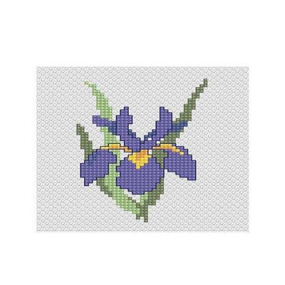 Crafting Spark (Wizardi) - Iris B021L Counted Cross-Stitch Kit Image 1