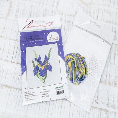 Crafting Spark (Wizardi) - Iris B021L Counted Cross-Stitch Kit Image 1