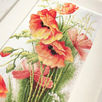 Crafting Spark (Wizardi) - Poppies B213L Counted Cross-Stitch Kit Image 1