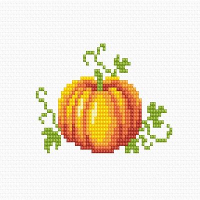 Crafting Spark (Wizardi) - Pumpkin B097L Counted Cross-Stitch Kit Image 1