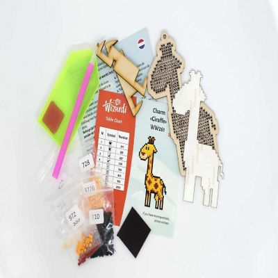 Crafting Spark (Wizardi) - Rabbit CSW108 Diamond Painting on Plywood Kit Image 1