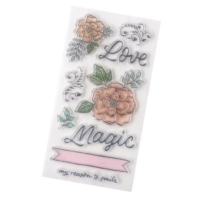 Crate Paper Gingham Garden Clear Stamps 9/Pkg Image 2