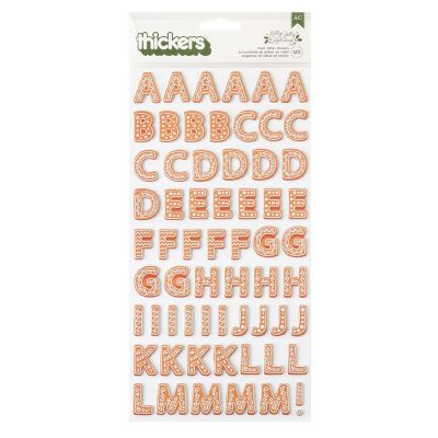 Crate Paper Holly Jolly Thickers -Alphabet Image 1