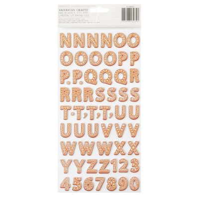 Crate Paper Holly Jolly Thickers -Alphabet Image 1
