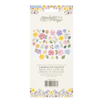 Crate Paper Moonlight Magic Ephemera Die-Cuts 40/Pkg-Florals - Gold Foil Image 1