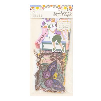 Crate Paper Moonlight Magic Ephemera Die-Cuts 50/Pkg-Journaling, Acetate Image 1