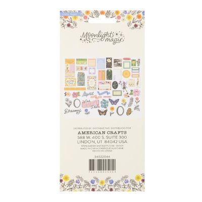 Crate Paper Moonlight Magic Ephemera Die-Cuts 50/Pkg-Journaling, Acetate Image 1