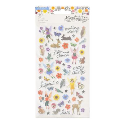 Crate Paper Moonlight Magic Stickers 63/Pkg-Puffy Image 1