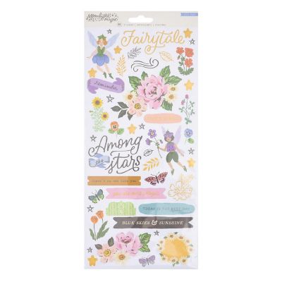 Crate Paper Moonlight Magic Stickers 6"X12" 96/Pkg-Clear Image 1