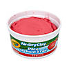 Crayola Air Dry Clay, 2.5lb Tub, Red, Pack of 4 Image 3