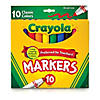 Crayola Broad Line Markers, Classic Colors, 10 Per Box, 6 Boxes Image 1