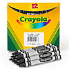 Crayola Bulk Crayons, Regular Size, Black, 12 Per Box, 12 Boxes Image 1