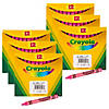 Crayola Bulk Crayons, Regular Size, Carnation Pink, 12 Per Pack, 6 Packs Image 1