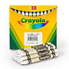 Crayola Bulk Crayons, Regular Size, White, 12 Per Pack, 6 Packs Image 2