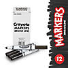 Crayola Bulk Markers, Conical Tip, Black, 12 Per Pack, 3 Packs Image 2