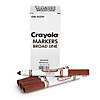 Crayola Bulk Markers, Conical Tip, Brown, 12 Per Pack, 3 Packs Image 1