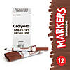 Crayola Bulk Markers, Conical Tip, Brown, 12 Per Pack, 3 Packs Image 2