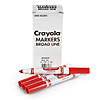 Crayola Bulk Markers, Conical Tip, Red, 12 Per Pack, 3 Packs Image 1