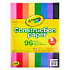 Crayola Construction Paper, 96 Sheets Per Pack, 12 Packs Image 1