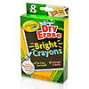 Crayola Dry Erase Washable Crayons, Bright Colors, 8 Per Pack, 6 Packs Image 3