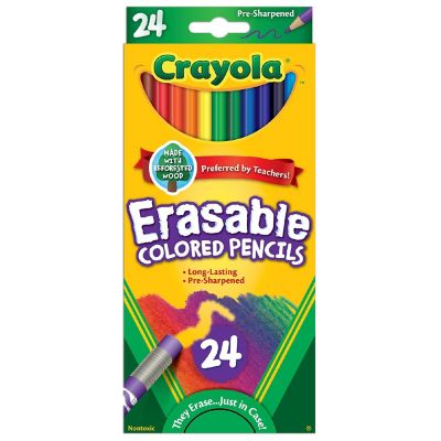 Crayola Erasable Colored Pencils-24/Pkg Long Image 1