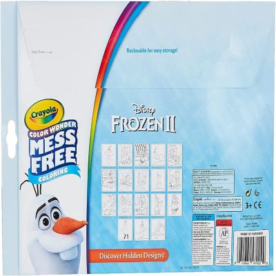 Crayola&#8482; Frozen Color Wonder Coloring Book & Markers, Mess Free Coloring, Gift for Kids Image 2