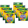 Crayola Large Washable Crayons, 16 Per Box, 6 Boxes Image 1