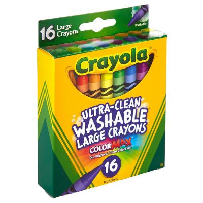 Crayola Large Washable Crayons-16/Pkg Image 1