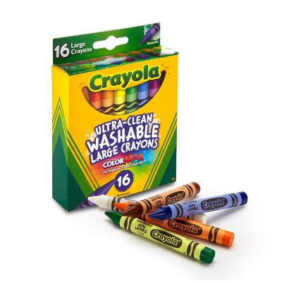 Crayola Large Washable Crayons-16/Pkg Image 2