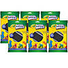 Crayola Model Magic Modeling Compound, Black, 4 oz Packs, 6 Packs Image 1