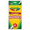 Crayola Original Formula Markers, Fine Tip, Classic Colors, 8 Per Box, 6 Boxes Image 1