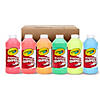 Crayola Premier Tempera Fluorescent Paint Bundle, Set of 6 Image 1