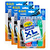 Crayola Project XL Poster Markers, Classic, 4 Per Pack, 3 Packs Image 1
