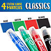 Crayola Project XL Poster Markers, Classic, 4 Per Pack, 3 Packs Image 1