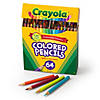 Crayola Short Colored Pencils, 64 Count with Sharpener Image 1