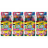Crayola Silly Scents Smash Ups Mini Twistables Scented Crayons, 24 Per Pack, 4 Packs Image 1
